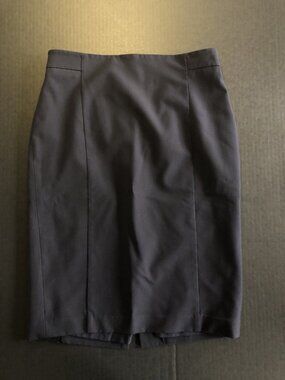 Ann Taylor Navy Blue The Seamed High Waist Pencil Skirt Size 4